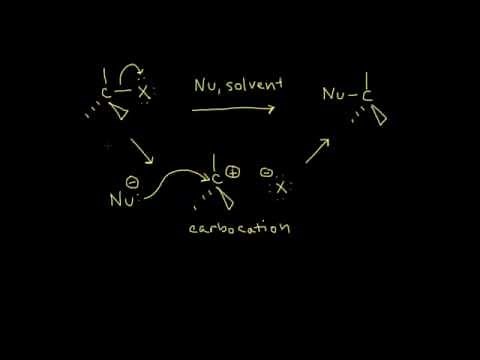 Sn1 reaction: Mechanism | Substitution and elimination reactions | Organic chemistry | Khan Academy