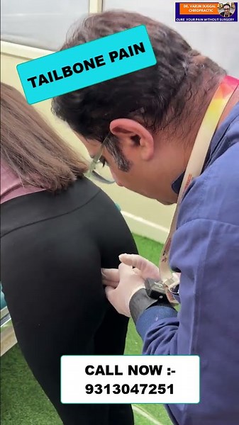 TAILBONE PAIN | Chiropractic Treatment in Delhi | Dr. Varun | Sacrum Pain | Lower back Pain