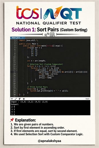 TCS NQT 20 March 2026 Shift 2: Q1 & Q2 Coding Solutions! 🔥#apnalakshyaa #tcs #nqt #tcsnqt #coding