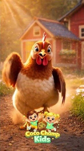 Cluck Cluck Hen Song 🐔 | Farm Animals Song for Kids | Animal Sounds