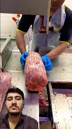 machine cut beef slice 🦬🥩🤤 #shorts #meat #beef #viral @Sajid_meatcut