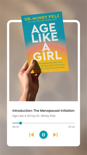I’ve been so moved by how many of you embraced the Fast Like a Girl audiobook and it turns out listening while walking, driving, or winding down has become a favorite way to learn. If you love consuming books this way, you’ll be happy to know that Age Like a Girl is available in audio too. 💙 If you’re a Spotify Premium member, you can already access it at no extra cost, and for everyone else it’s available on Audible 🦋 https://f.mtr.cool/ygazstprml | Dr. Mindy Pelz