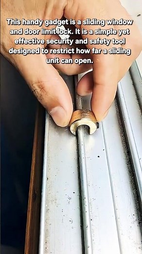 Portable Sliding Window & Door Safety Lock – No-Drill Security Stopper
