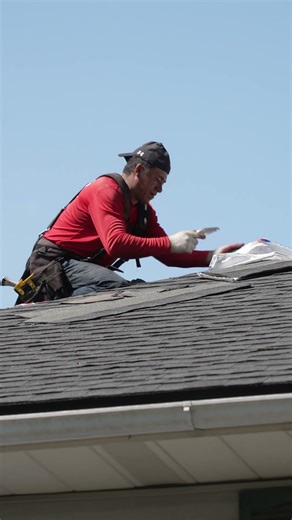 Shingle Work in Action 🔨☀️