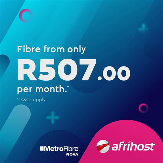 Make the switch to Fibre. Get uncapped, unshaped and unthrottled internet the way it's meant to be⚡️ | Afrihost
