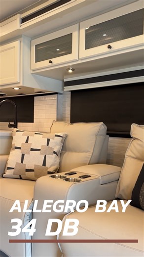 10K views · 63 reactions | Compact, powerful, and crafted for comfort. The Allegro Bay 34 DB is Tiffin’s shortest Super C- engineered for performance without compromise. #rving #rvliving #rvtour #rvwalkthrough | Tiffin Motorhomes | Facebook