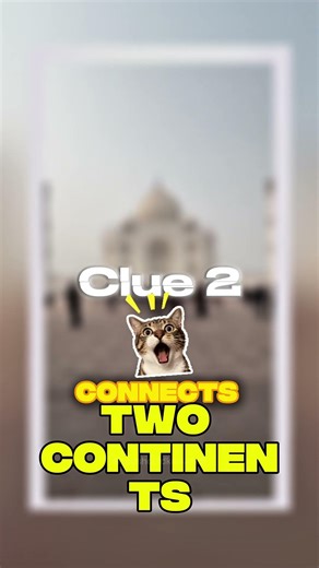 Only one country connects continents like this 🤯Did you guess it? #facts #funfacts #quiz #education