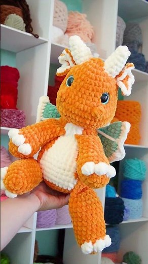 1 Pattern, 3 Sizes! 🐉 Meet Destiny the Dragon