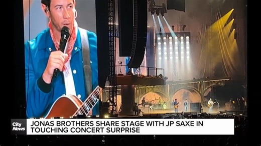 Jonas Brothers share stage with JP Saxe in touching concert surprise