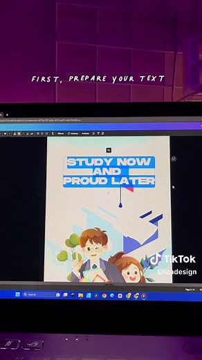 how to make wavy text on Canva! ♡✧( •⌄• ) hope this helps #canva #canvahacks #canvatutorial #canvatips #designtok #samasamabelajar