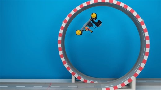LEGO Car vs Loop Video by Brick Technology https://tinyurl.com/27c2muyx | Beyond the Brick