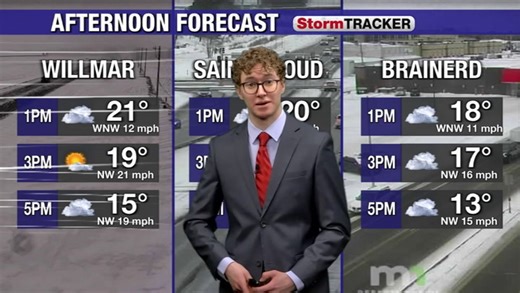 Tracking some snow showers this afternoon with a slight breeze