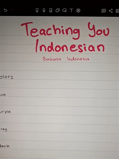 Replying to @rrynnq ASMR teaching you Bahasa Indonesia PART 5 #asmrsounds #teachingindonesian #asmrindonesia #usatiktok #canada