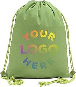 Mato & Hash Personalized Drawstring Backpacks, Insert your logo here Cotton String Bags
