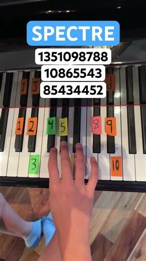 SPECTRE By Alan Walker Piano Tutorial #shorts