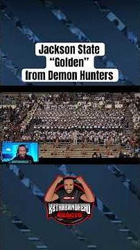 Jackson State University marching band performing “Golden” from Demon Hunters 🔥 #kpop #jsu