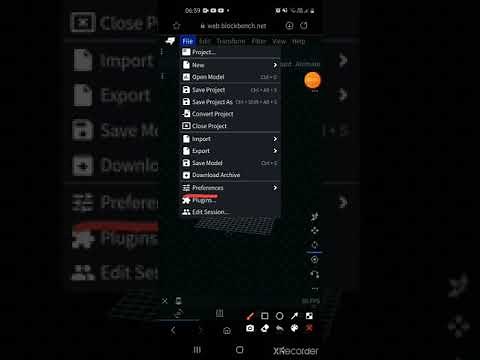 how to do a round shape in blockbench
