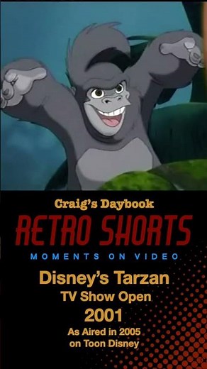 Retro 2001 - Disney's Tarzan Series - Opening - #Short - Cable TV History