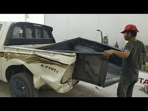 Toyota Hilux pickup body repair full proses