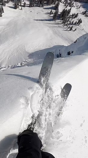 Powder Magazine on Instagram: "Beastly backcountry wall ride from @toddligare"