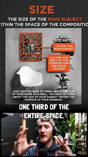 Size and Shape Make a Huge Difference in Composition #art #arttips #composition