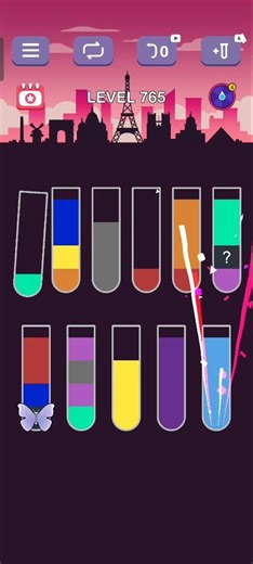 water sort puzzle level 765 guru #games