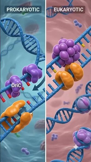 🧬 Prokaryotic vs Eukaryotic DNA Replication | Key Differences Explained 🔥