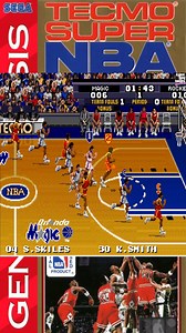 Tecmo Super NBA Basketball Snes Gameplay | Black Lung Bandit Gaming
