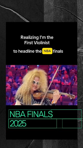 2.4M views · 148K reactions | History made at the NBA finals! #NBAFinals #thunder #okcthunder #violin #music #Sports #miribenari | Miri Ben-Ari | Facebook