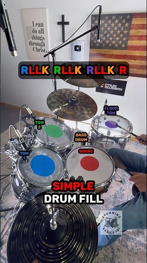 Simple Drum Fill Every Drummer Should Know 🥁 #drums