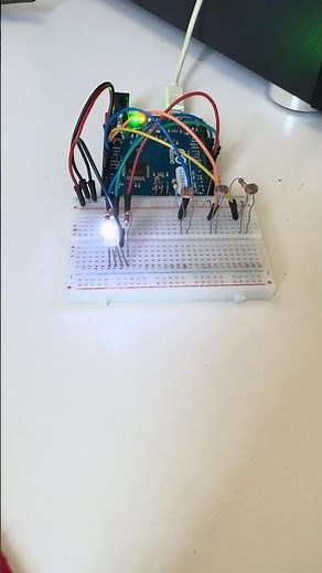RGB LED and LDRs #arduino