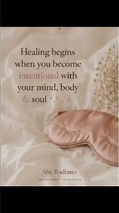 Mindset&Healing~ All about being intentional