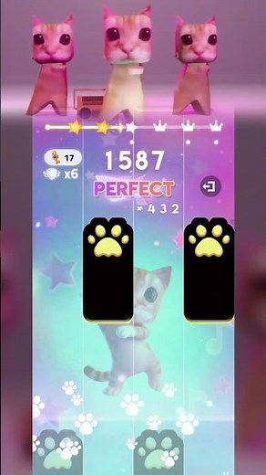 😹 Now availabe in #MagicTiles3 #chipichipichapachapa #rhythmgame #gaming #musicgame #catdance