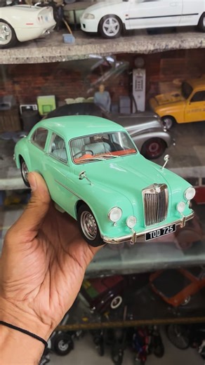 Scale Arts In.🇮🇳 Official on Instagram: "A British classic from the golden age of motoring. Presenting the 1953–1956 MG Magnette ZA in 1:18 scale by Cult Models - a beautifully crafted premium resin collectible that captures the charm of post-war British engineering. With its elegant lines, period-correct detailing, and unmistakable MG character, this model is a timeless addition to any vintage collection. ✨ Premium resin craftsmanship 🇬🇧 True-to-era interior & exterior detailing 📦 High-qua
