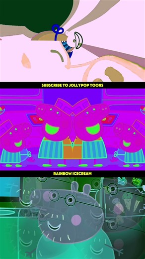 Peppa - RAINBOW ICE CREAM! 🌈🍦🐷[Sponsored By Klasky Csupo]