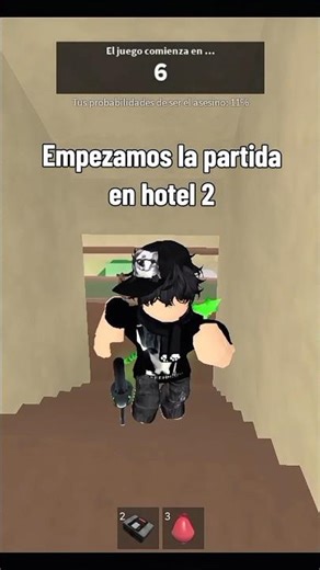 Partida random en hotel 2, con voz pro oh si oh si 🫪 #mm2 #murdermystery2 #roblox