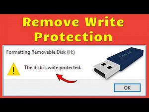 The Disk is Write Protected [Fix] | How to Remove Write Protection From Pen Drive/USB