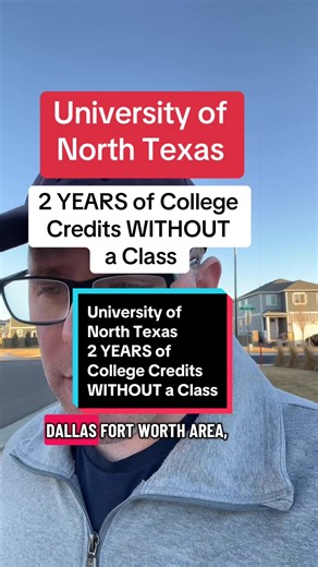 University of North Texas will accept 2 YEARS of College Credits. Without taking a class. Through something called the CLEP Exams. 34 different subject areas to choose from and 90 minutes long. ModernStates.org has free CLEP Exam study material for almost every exam. Once you get through the exam, they’ll give you a CLEP Exam voucher to go to the exam for FREE. #clep #unt #universityofnorthtexas #EduTok #tiktoklearningcampaign