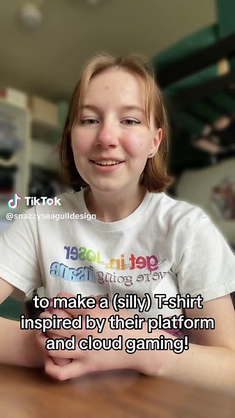 I had so much fun making this shirt for @Amazon Luna 🎮! Thanks for letting me share my t-shirt shenanigans with you guys :) Don't forget to check out all the sick games Luna has!! #AmazonLunaPartner #snazzyseagull