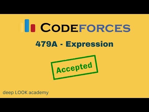 479A - Expression ( Codeforces ) Solution ( Bangla ) | Cpp Language
