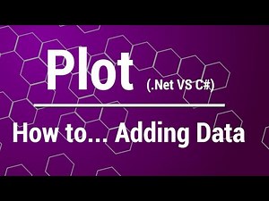 Plot .Net WinForm - VS2019 C# - How to Add Data