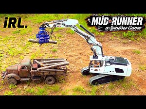 MUD RUNNER / SNOW RUNNER - SPiNTiRES (GAME PARODY) iRL : CHERRY WOOD | RC ADVENTURES