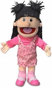 14" Susie, Peach Girl, Hand Puppet