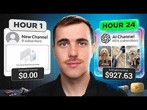I BLEW UP a YouTube Channel in 24 Hours with AI