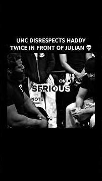 HADDY TRIES TO DROP GAME. UNC CANT HELP HIMSELF 💀