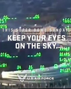 122K views · 1.4K reactions | The U.S. Air Force Thunderbirds will get the best view of Super Bowl LIII. Don’t miss the Air Force Flyover. #KnowYourMil | U.S. Air Force Recruiting | Facebook
