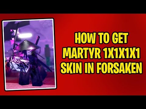 How To Get MARTYR 1x1x1x1 Skin in Forsaken Roblox FAST (No Gacha | Battle Bricks Full Guide)