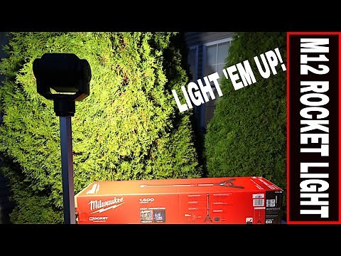 MILWAUKEE M12 ROCKET LIGHT 2132-20 TEST & DEMONSTRATION- TOOL REVIEW TUESDAY