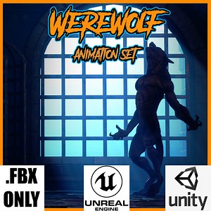 Werewolf Creature animations for Unreal Engine and Unity — RamsterZ Animations