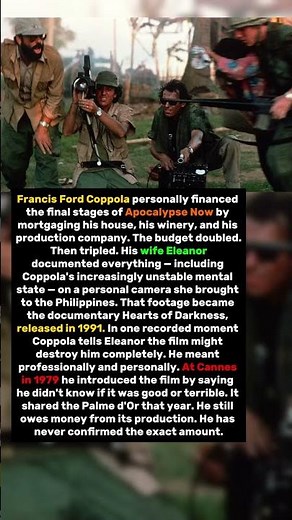 Francis Ford Coppola Bet His Entire Career on Apocalypse. His Wife Filmed the Breakdown on Camera